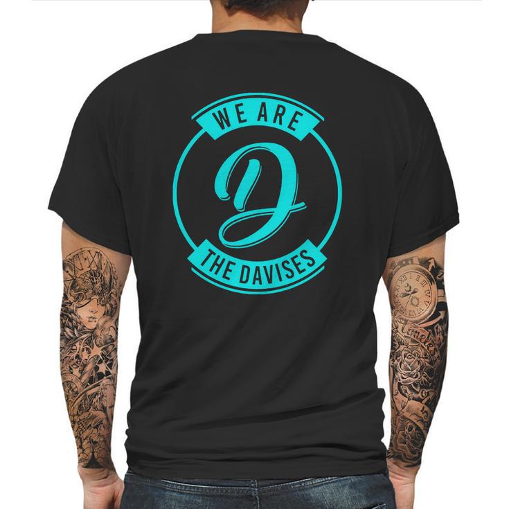 We Are The Davises Logo Mens Back Print T-shirt