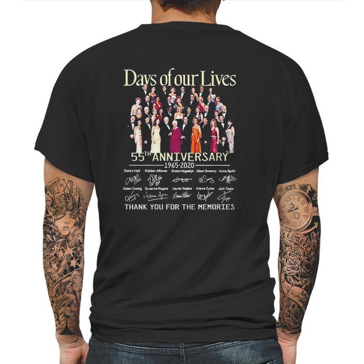 Days Of Our Lives 55Th Anniversary Mens Back Print T-shirt