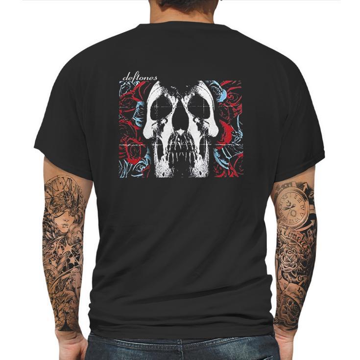 Deftones Skull Mens Back Print T-shirt