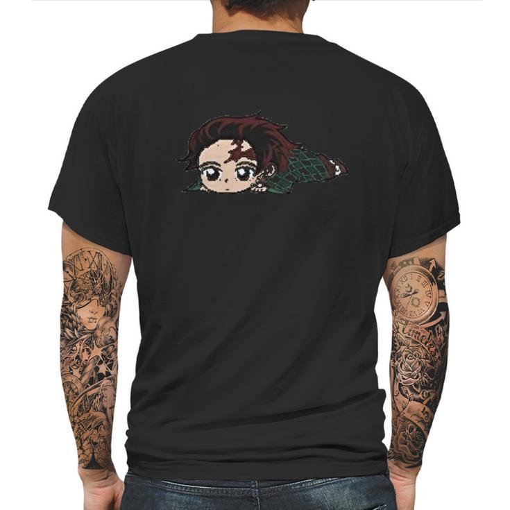 Demon Slayer Cute Mens Back Print T-shirt