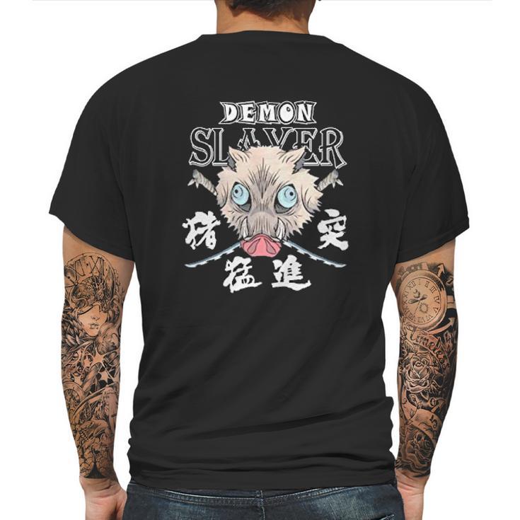 Demon Slayer Hashibira Inosuke Mens Back Print T-shirt