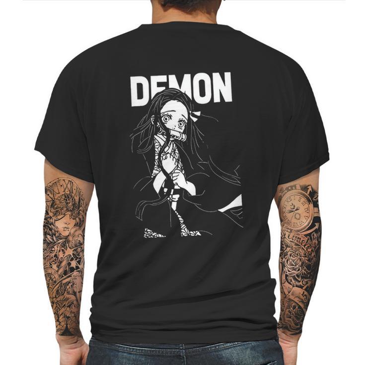 Demon Slayer Nezuko Demon Mens Back Print T-shirt