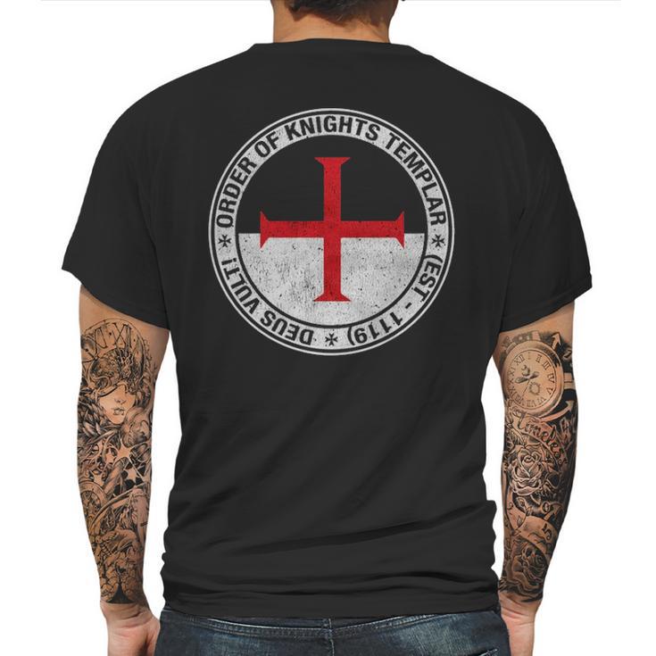 Deus Vult - Templar Mens Back Print T-shirt