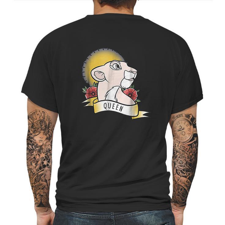 Disney Lion King Nala Queen Tattoo Yellow Graphic Mens Back Print T-shirt