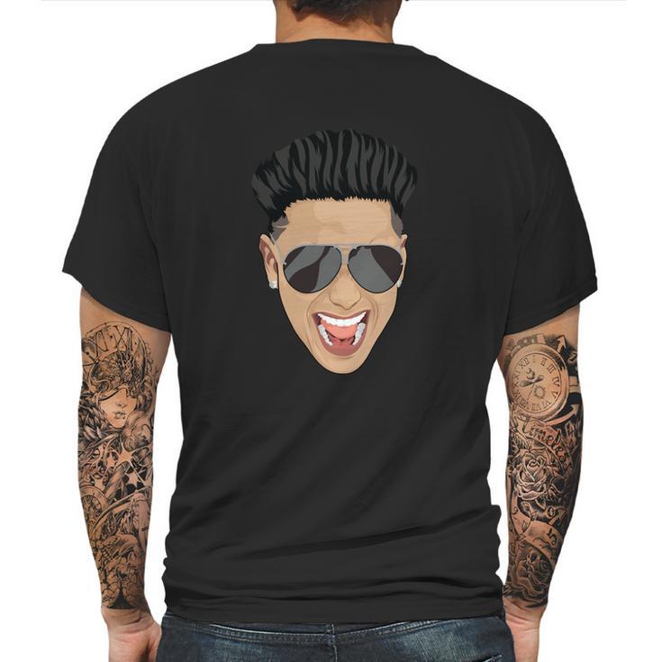 Dj Pauly D Face Mens Back Print T-shirt