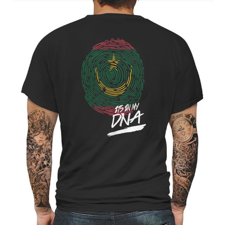 It Is In My Dna Mauritania Baby Proud Country Flag Mens Back Print T-shirt