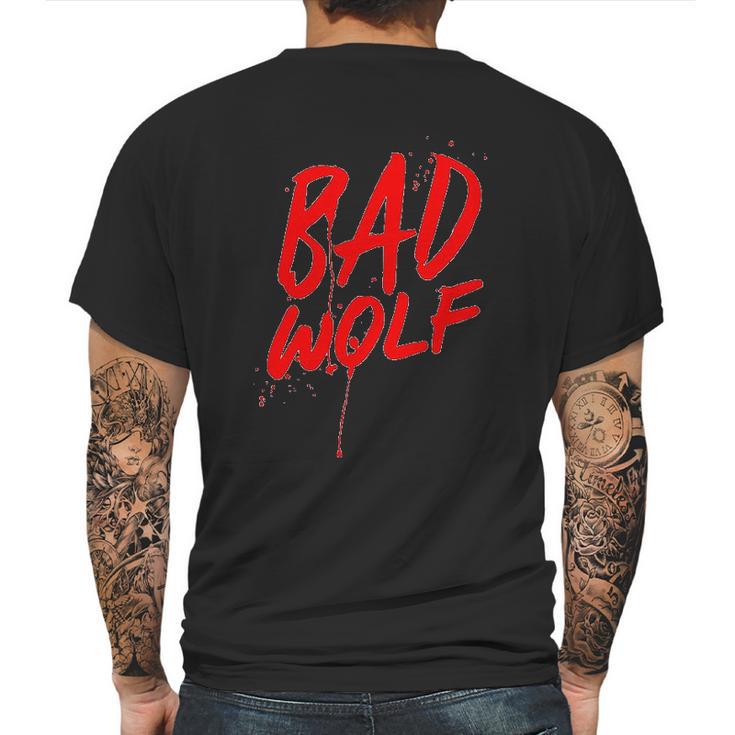 Doctor Who Bad Wolf Mens Back Print T-shirt