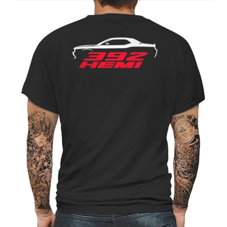 Dodge Challenger 392 Hemi Classic V2 Mens Back Print T-shirt