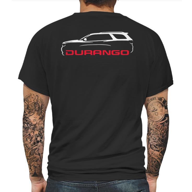 Dodge Durango Suv Classic Mens Back Print T-shirt