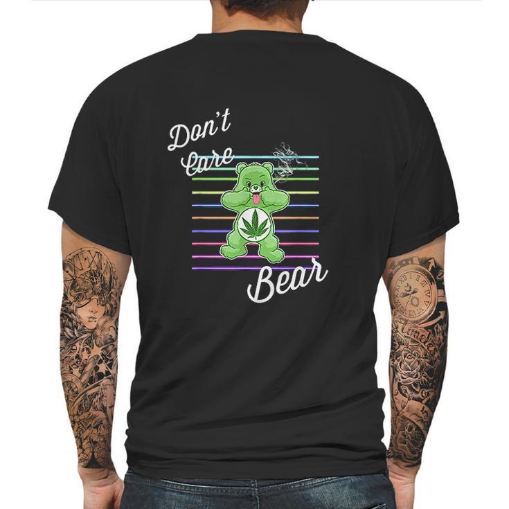 Dont Care Bear Mens Back Print T-shirt