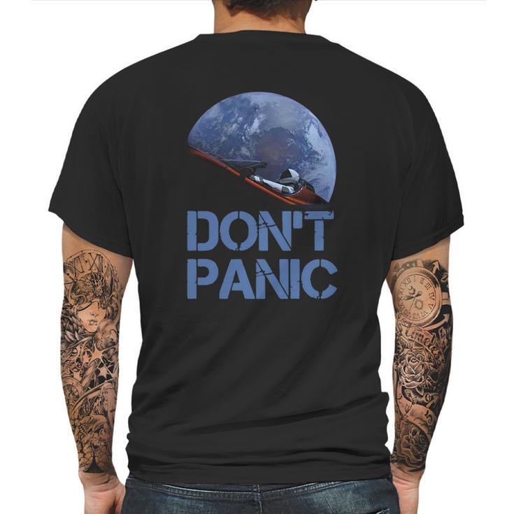 Dont Panic Starman Essential Mens Back Print T-shirt