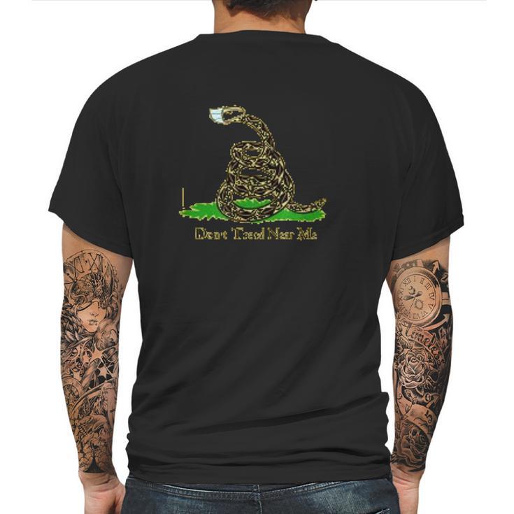 Dont Tread Near Me Funny Social Distancing Mens Back Print T-shirt