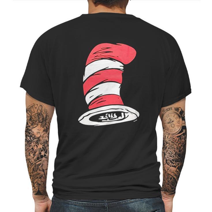 Dr Seuss Cat In The Hat Big Hat Mens Back Print T-shirt