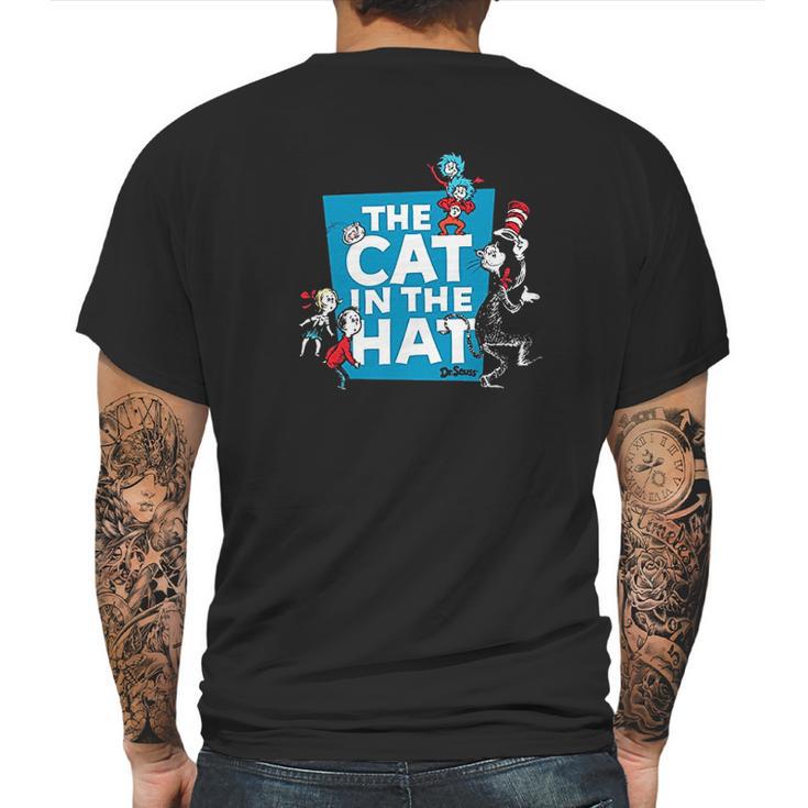 Dr Seuss The Cat In The Hat Characters Mens Back Print T-shirt