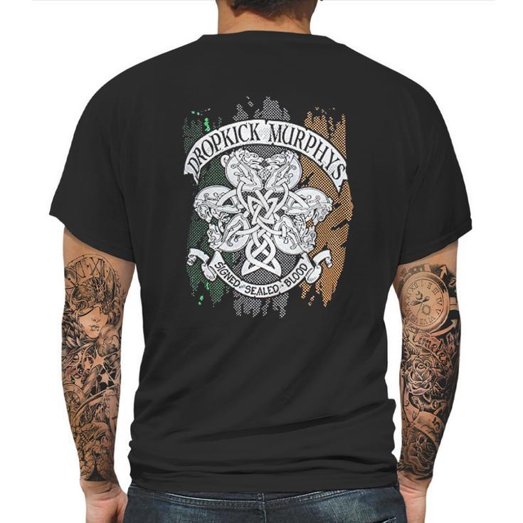 Dropkick Murphys  Mens Knotwork Flag Mens Back Print T-shirt