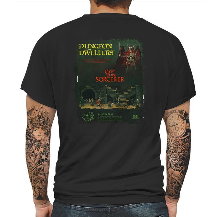 Dungeon Dwellers Mens Back Print T-shirt