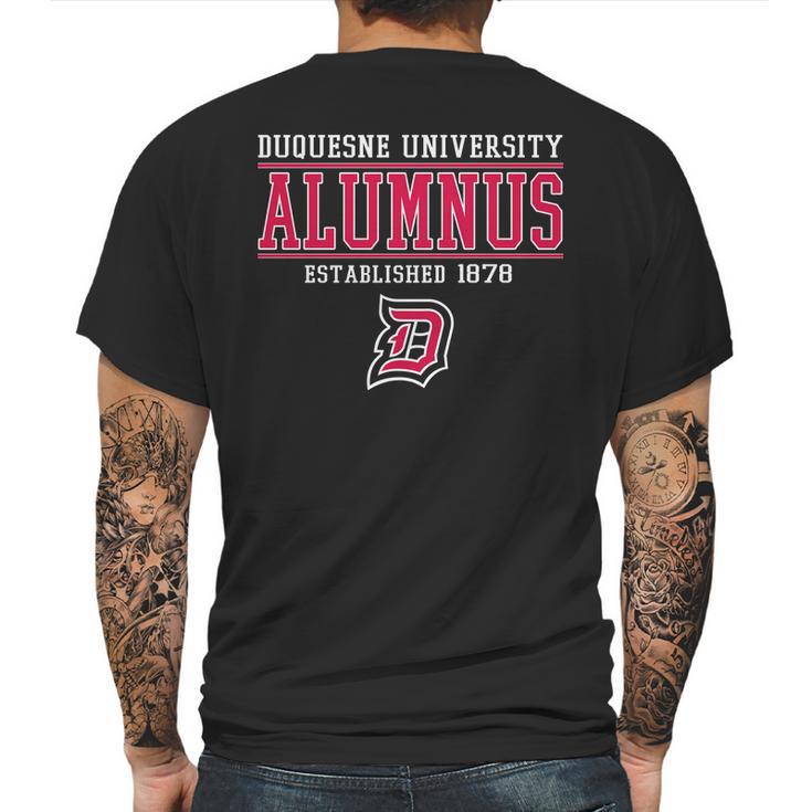 Duquesne University Alumnus Mens Back Print T-shirt