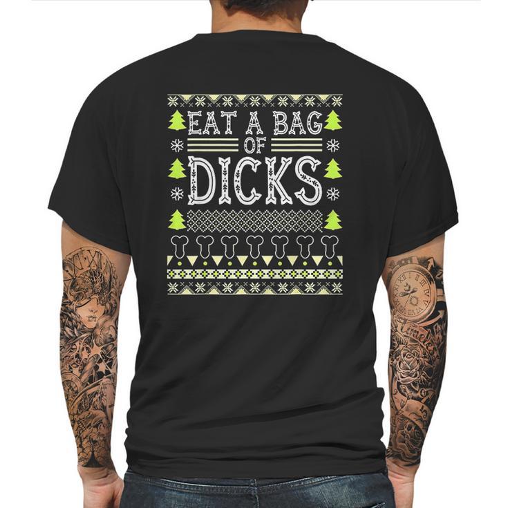 Eat A Bag Of Dicks Mens Back Print T-shirt