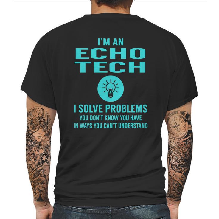 Echo Tech Mens Back Print T-shirt