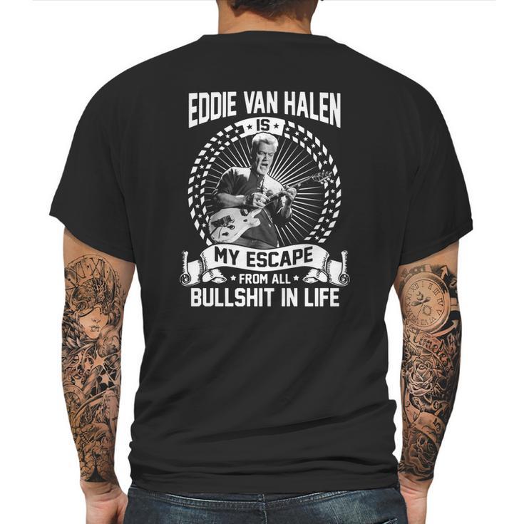 Eddie Van Halen Escape Mens Back Print T-shirt