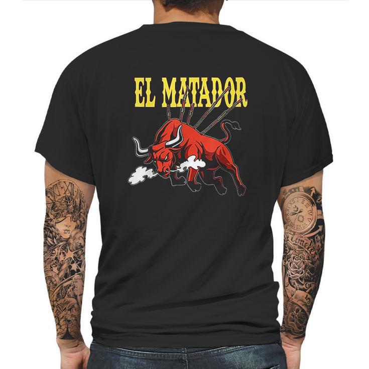 El Matador Bullfighting Bullfighter Bull Torero Mens Back Print T-shirt