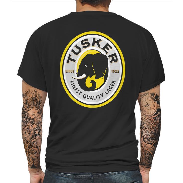 Elephant Tusker Mens Back Print T-shirt