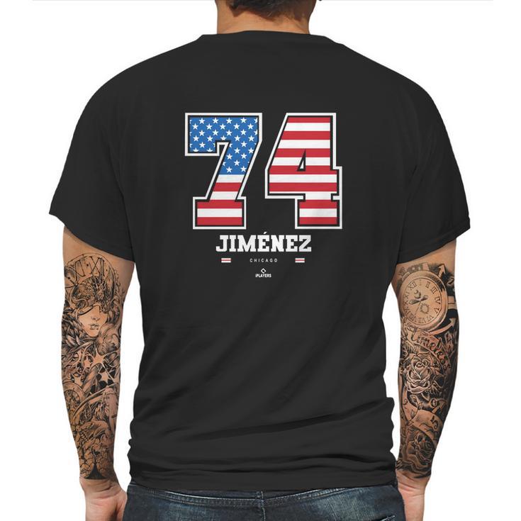 Eloy Jimenez Us Flag Number Mens Back Print T-shirt