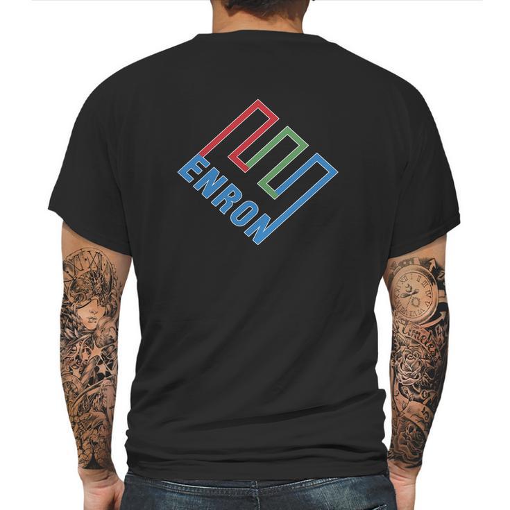 Enron Logo Shirt Mens Back Print T-shirt