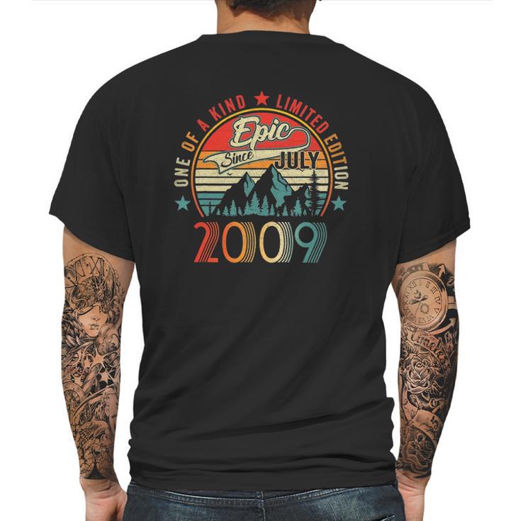 Epic Since July 2009 Born July 2009 12 Years Old Mens Back Print T-shirt