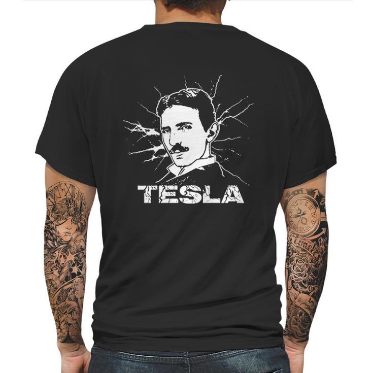 Epicdelusion Science  Nikola Tesla Mens Back Print T-shirt