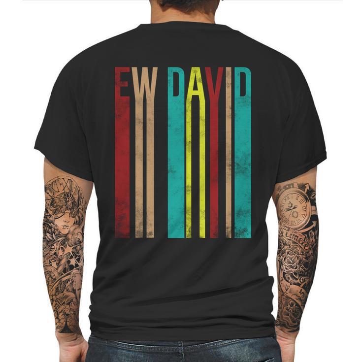 Ew David Retro Logo Mens Back Print T-shirt