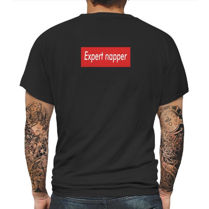 Expert Napper Mens Back Print T-shirt