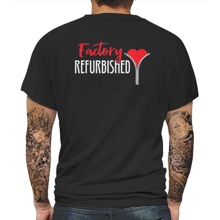 Factory Refurbished Open Heart Surgery Zipper Club Mens Back Print T-shirt