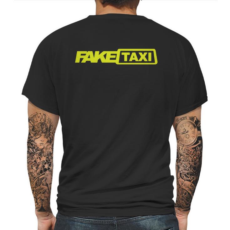 Fake Taxi T-Shirt Mens Back Print T-shirt