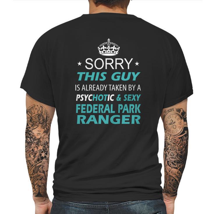 Federal Park Ranger Mens Back Print T-shirt