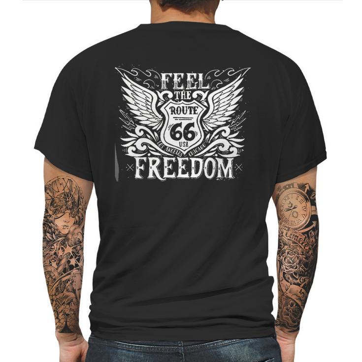 Feel The Freedom Route 66 Gorgeous 2022 Best Gift Mens Back Print T-shirt