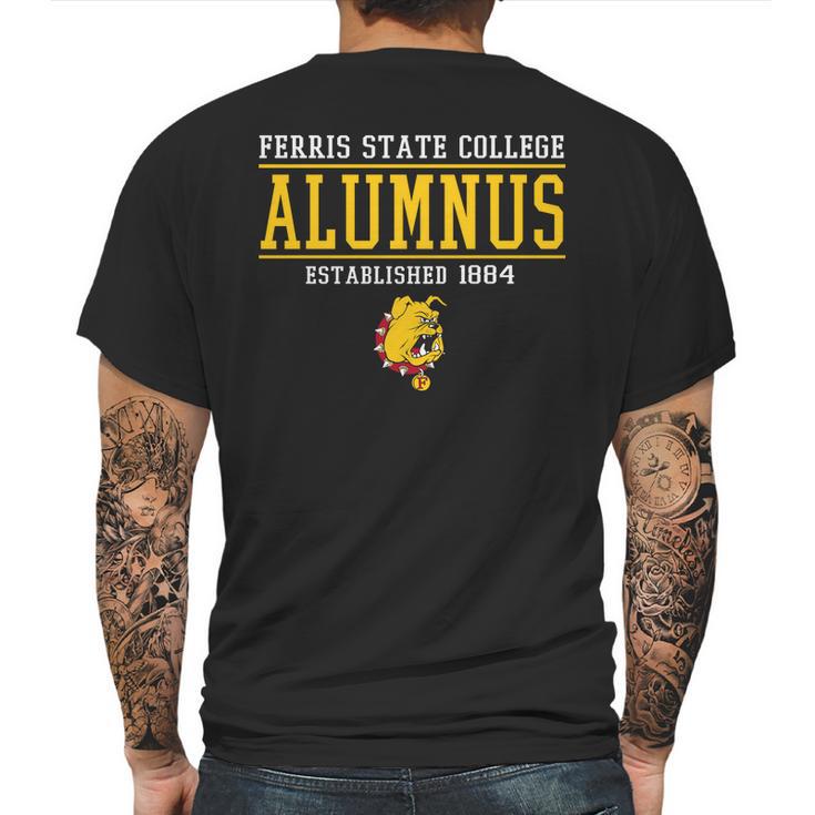 Ferris State College Alumnus Mens Back Print T-shirt