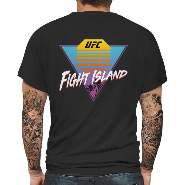 Fight Island Great Gift Mens Back Print T-shirt