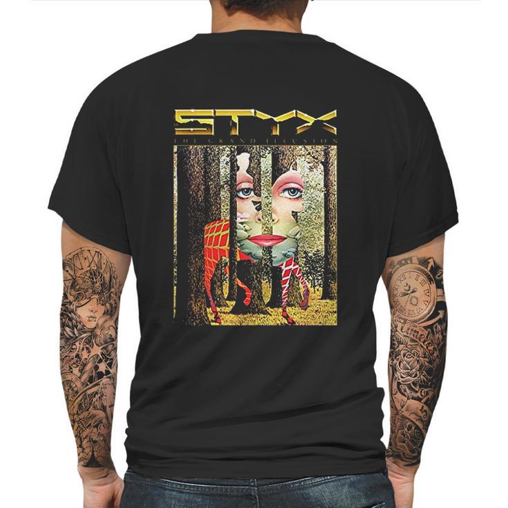 Fightor Styx The Grand Illusion Printed Mens Back Print T-shirt