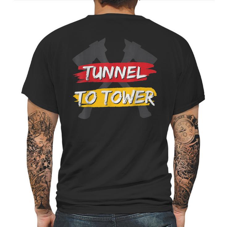 Firefighter Tunnel To Tower Firefighter Mens Back Print T-shirt