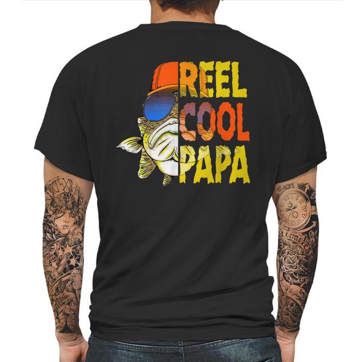 Fishing Real Cool Papa T  Fishing Papa Mens Back Print T-shirt