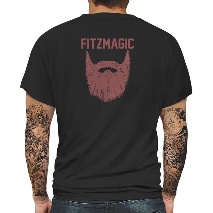 Fitzmagic Magnificent Beard Mens Back Print T-shirt