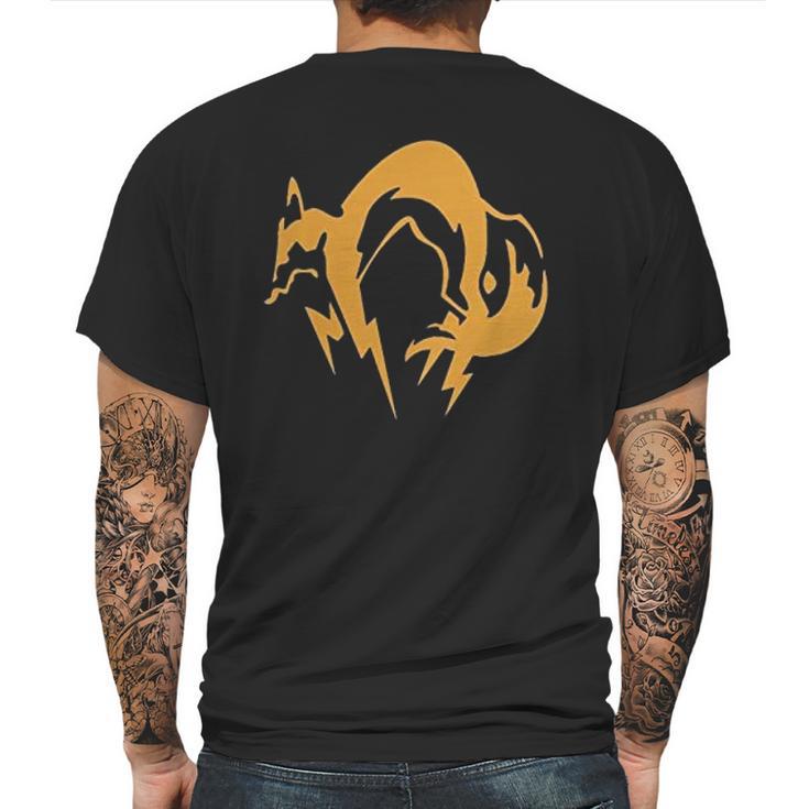 Flesiciate Men Metal Gear Solid Fox Hound Mens Back Print T-shirt