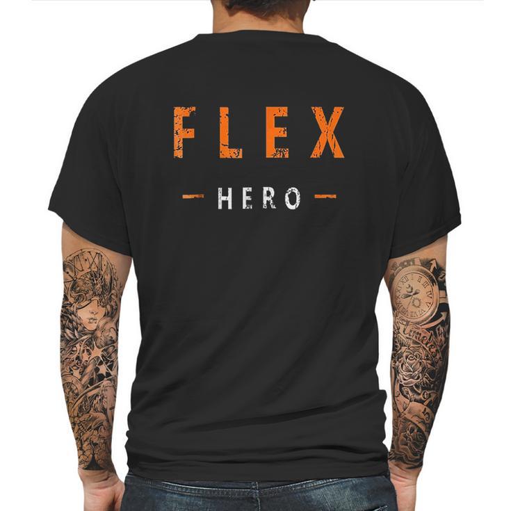 Flex Hero Mens Back Print T-shirt