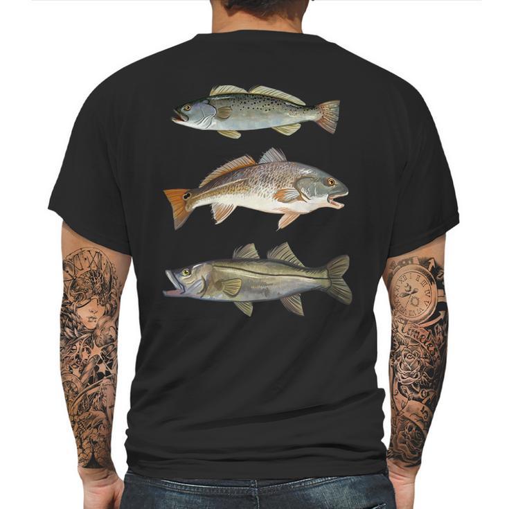 Florida Slam Fishing Mens Back Print T-shirt