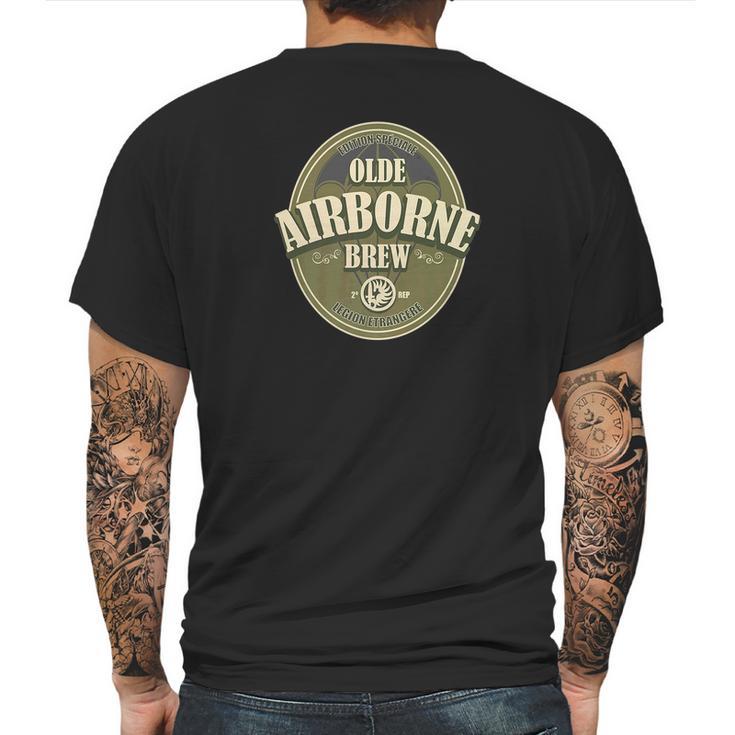 Foreign Legion Paratrooper 2 Rep Olde Airborne Brew Mens Back Print T-shirt