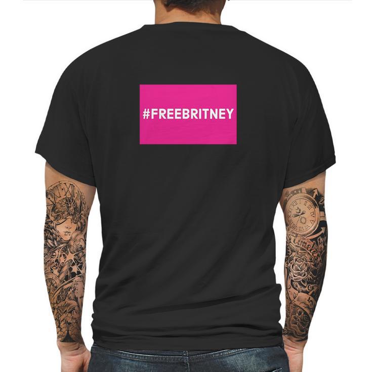 Free Britney Freebritney Mens Back Print T-shirt