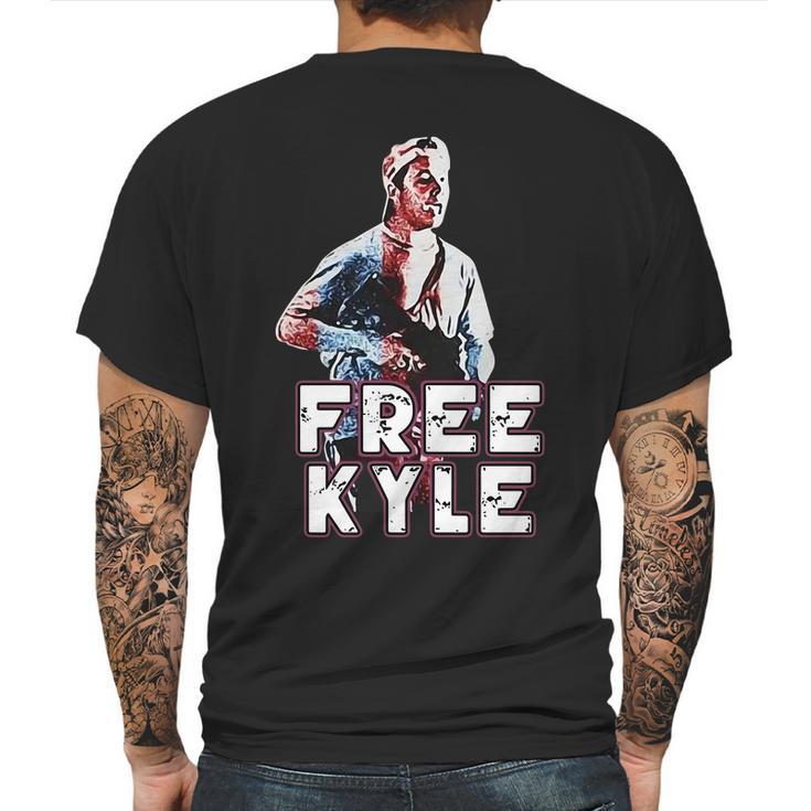 Free Kyle Rittenhouse Shirt Mens Back Print T-shirt