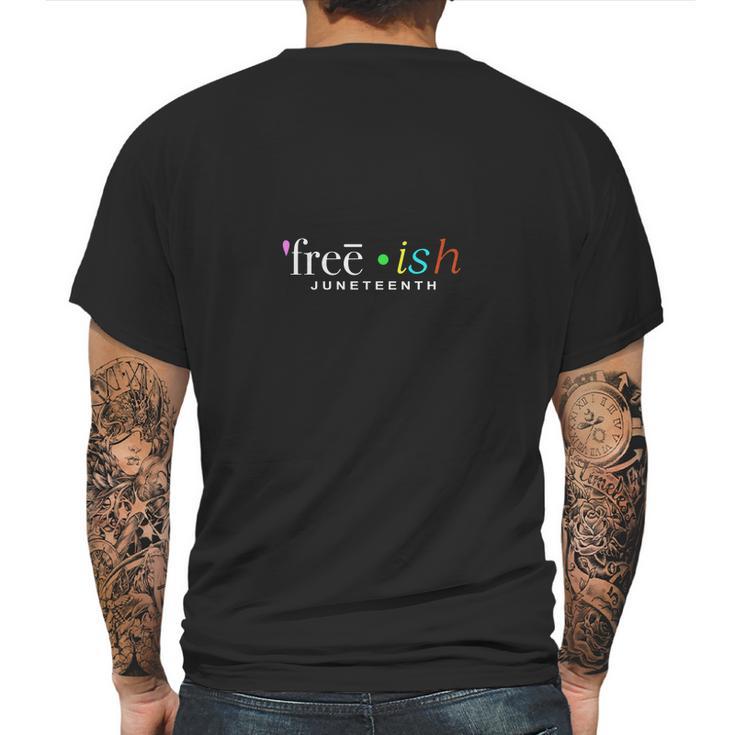 Freeish Juneteenth Mens Back Print T-shirt