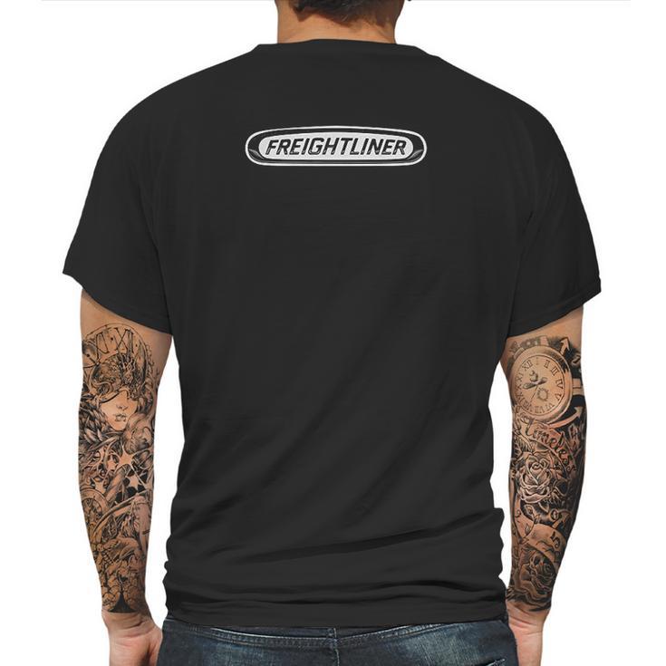 Freightliner Big Rig Truck Semi Trucking Mens Back Print T-shirt